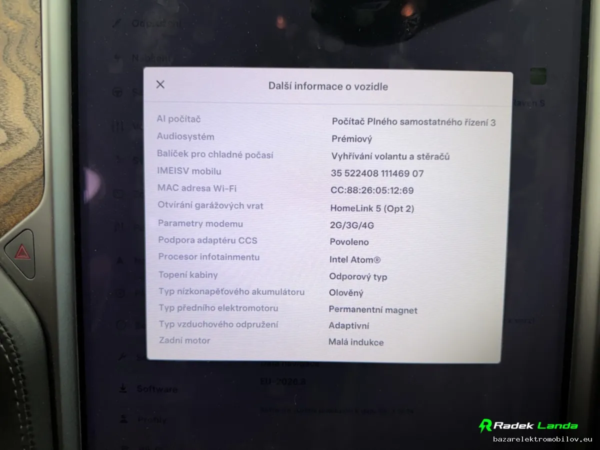 Tesla Tesla Model S 75D 2016-2019 - Fotografia inzerátu 8